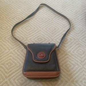 Dooney & Bourke two-tone leather crossbody bag
